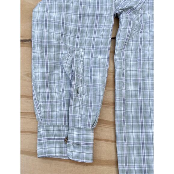 DULUTH Trading Co Button Down Shirt Men's Fishing Outdoors Plaid Multicolor SZ L - Picture 2 of 8